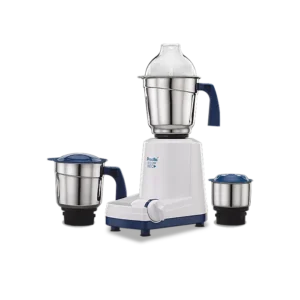 Preethi Eco Chef Neo Mixer Grinder 500 Watt with 3 Jars [Universal Adapter Included]