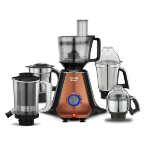 Preethi Zodiac Stardust 750 Watts, 5 Jars including Masterchef Jar, Super Extractor,Copper/Black [Universal Adapter Included]
