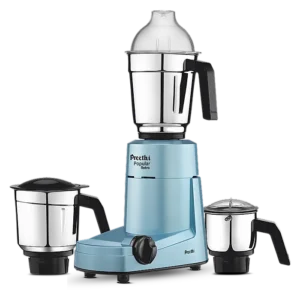 PREETHI POPULAR RETRO BLUE 750W Mixer Grinder [Universal Adapter Included]